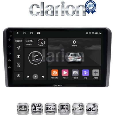 CLARION GL72403 Οθόνη OEM Multimedia Αυτοκινήτου για Ford Transit/Tourneo 2018 (CarPlay/AndroidAuto/BT/GPS/WIFI/GPRS)