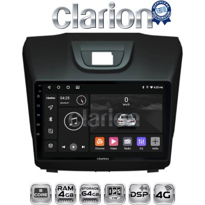 CLARION GL72435 Οθόνη OEM Multimedia Αυτοκινήτου για ISUZU DMAX 2012 (CarPlay/AndroidAuto/BT/GPS/WIFI/GPRS)