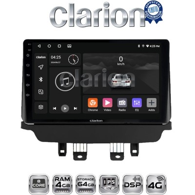 CLARION GL72442 Οθόνη OEM Multimedia Αυτοκινήτου για Mazda CX-3 2014 - 2021 (CarPlay/AndroidAuto/BT/GPS/WIFI/GPRS)