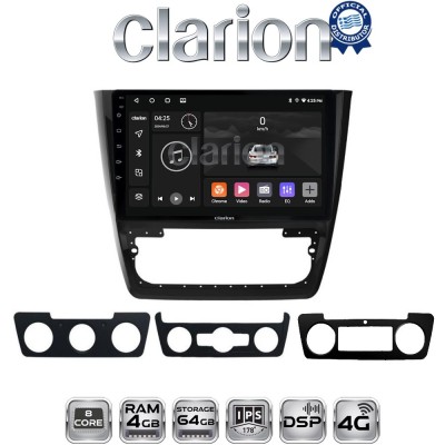 CLARION GL72482 Οθόνη OEM Multimedia Αυτοκινήτου για SKODA YETI 2014 (CarPlay/AndroidAuto/BT/GPS/WIFI/GPRS)