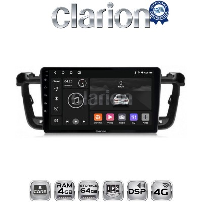 CLARION GL72509 Οθόνη OEM Multimedia Αυτοκινήτου για PEUGEOT 508 20102017 (CarPlay/AndroidAuto/BT/GPS/WIFI/GPRS)