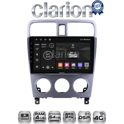 CLARION GL72526 Οθόνη OEM Multimedia Αυτοκινήτου για SUBARU FORESTER 20022007 (CarPlay/AndroidAuto/BT/GPS/WIFI/GPRS)