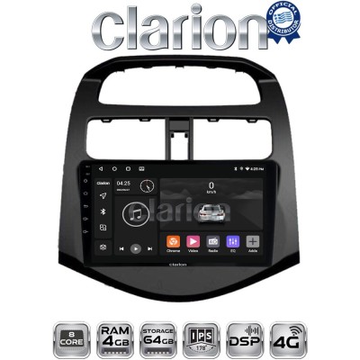 CLARION GL72589 Οθόνη OEM Multimedia Αυτοκινήτου για DAEWOO SPARK 20092016 (CarPlay/AndroidAuto/BT/GPS/WIFI/GPRS)