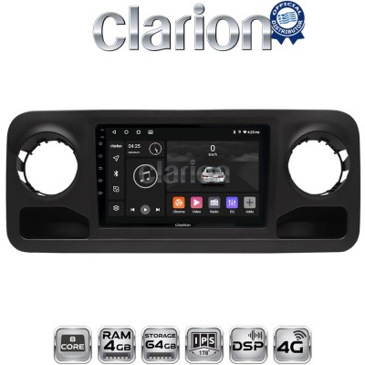 CLARION GL72670 Οθόνη OEM Multimedia Αυτοκινήτου για Mercedes Sprinter 2019 (CarPlay/AndroidAuto/BT/GPS/WIFI/GPRS)