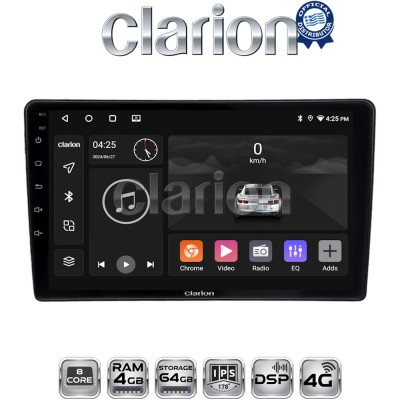 CLARION GL72715 Οθόνη OEM Multimedia Αυτοκινήτου για Nissan Navara D40 2006 2016 clima (CarPlay/AndroidAuto/BT/GPS/WIFI/GPRS)