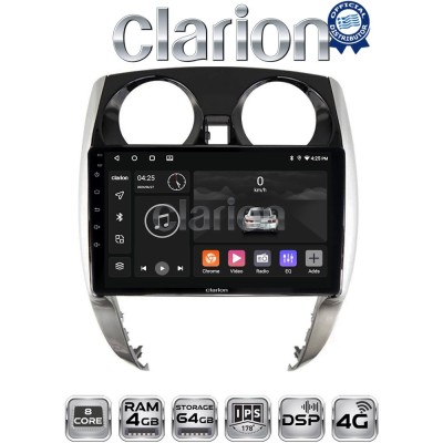 CLARION GL72790 Οθόνη OEM Multimedia Αυτοκινήτου για Nissan Note 2013 2020 (CarPlay/AndroidAuto/BT/GPS/WIFI/GPRS)