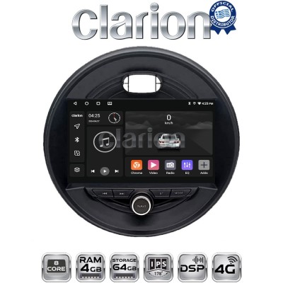 CLARION GL72845 Οθόνη OEM Multimedia Αυτοκινήτου για Mini Cooper & Clubman 2015 (CarPlay/AndroidAuto/BT/GPS/WIFI/GPRS)