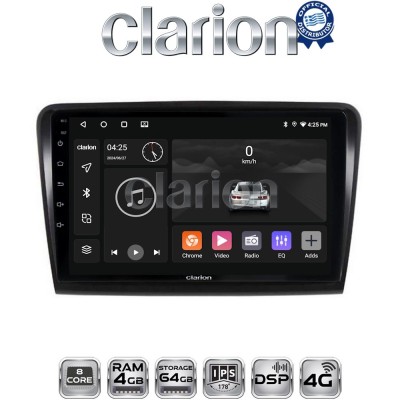 CLARION GL72982 Οθόνη OEM Multimedia Αυτοκινήτου για SK SUPERB 20082015 (CarPlay/AndroidAuto/BT/GPS/WIFI/GPRS)