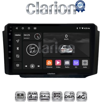 CLARION GL72013 Οθόνη OEM Multimedia Αυτοκινήτου για Ssangyong Rexton 20022006(CarPlay/AndroidAuto/BT/GPS/WIFI/GPRS)