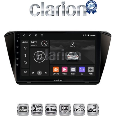 CLARION GL72983 Οθόνη OEM Multimedia Αυτοκινήτου για SK SUPERB 2016 (CarPlay/AndroidAuto/BT/GPS/WIFI/GPRS)