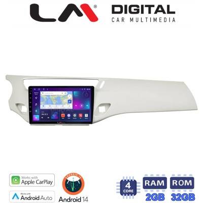 LM Digital - LM ZN4940W GPS Οθόνη OEM Multimedia Αυτοκινήτου για Citroen C3 /DS3 2009 2016 (CarPlay/AndroidAuto/BT/GPS/WIFI/GPR
