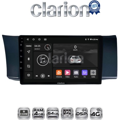 CLARION GL72991 Οθόνη OEM Multimedia Αυτοκινήτου για Subaru BRZ & Toyota GT86 2013 (CarPlay/AndroidAuto/BT/GPS/WIFI/GPRS)