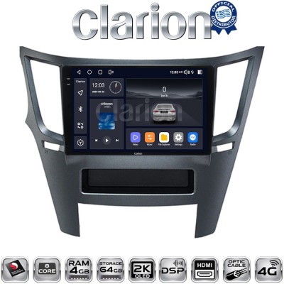 CLARION GL74061 Οθόνη OEM Multimedia Αυτοκινήτου για Subaru Legacy-Outback 20092013 (CarPlay/AndroidAuto/BT/GPS/WIFI/GPRS)