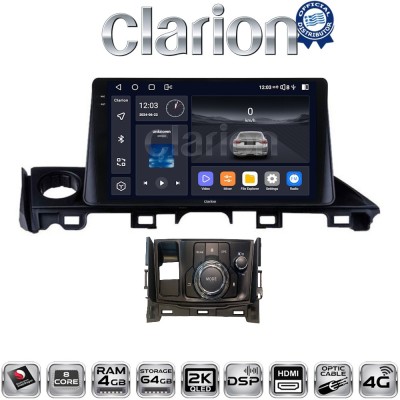 CLARION GL74214 Οθόνη OEM Multimedia Αυτοκινήτου για Mazda 6 2017 2020 (CarPlay/AndroidAuto/BT/GPS/WIFI/GPRS)