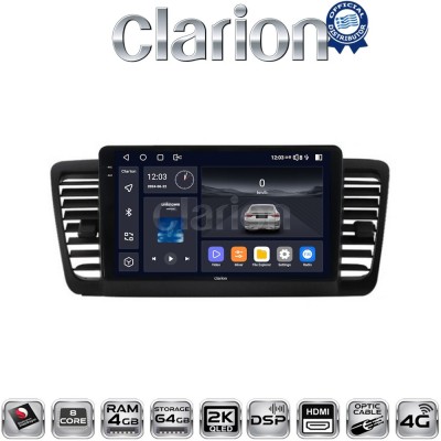 CLARION GL74525 Οθόνη OEM Multimedia Αυτοκινήτου για SUBARU LEGACY 2002 (CarPlay/AndroidAuto/BT/GPS/WIFI/GPRS)