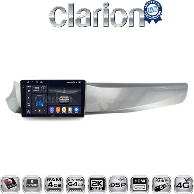 CLARION GL74643 Οθόνη OEM Multimedia Αυτοκινήτου για Alfa Romeo Guilietta 2010 2014 (CarPlay/AndroidAuto/BT/GPS/WIFI/GPRS)