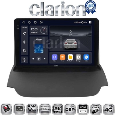 CLARION GL75039 Οθόνη OEM Multimedia Αυτοκινήτου για FORD ECOSPORT 20122017 (CarPlay/AndroidAuto/BT/GPS/WIFI/GPRS)