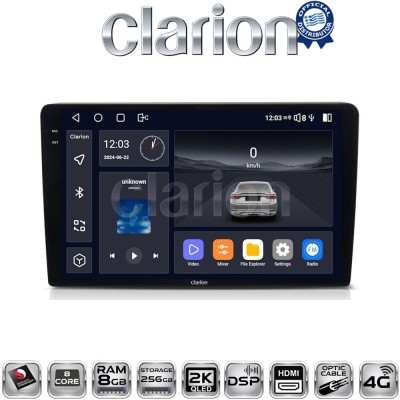 CLARION GL75086 Οθόνη OEM Multimedia Αυτοκινήτου για KIA CEED 20092012 (CarPlay/AndroidAuto/BT/GPS/WIFI/GPRS)