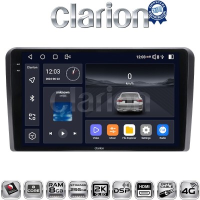 CLARION GL75233 Οθόνη OEM Multimedia Αυτοκινήτου για MITSUBIUSHI L200 2020 (CarPlay/AndroidAuto/BT/GPS/WIFI/GPRS)