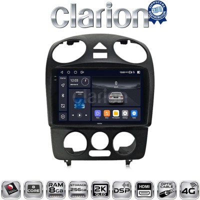 CLARION GL75408 Οθόνη OEM Multimedia Αυτοκινήτου για VW BEETLE 2003 2010 (CarPlay/AndroidAuto/BT/GPS/WIFI/GPRS)