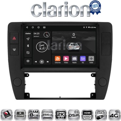 CLARION GL75501 Οθόνη OEM Multimedia Αυτοκινήτου για VW Passat 2000 2005 (CarPlay/AndroidAuto/BT/GPS/WIFI/GPRS)