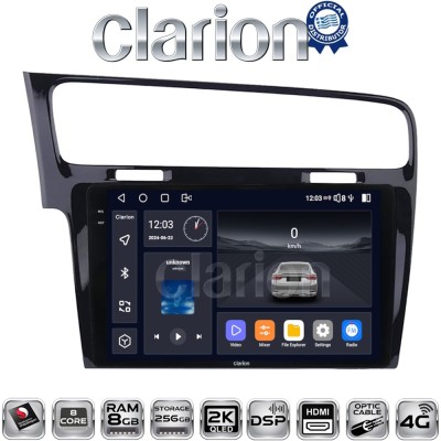 CLARION GL75591B Οθόνη OEM Multimedia Αυτοκινήτου για 0 (CarPlay/AndroidAuto/BT/GPS/WIFI/GPRS)