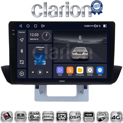 CLARION GL75994UP Οθόνη OEM Multimedia Αυτοκινήτου για Mazda BT50 2012 2018 (CarPlay/AndroidAuto/BT/GPS/WIFI/GPRS)