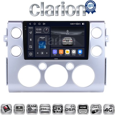 CLARION GL75563 Οθόνη OEM Multimedia Αυτοκινήτου για Toyota FJ Cruiser 2006 2022 (CarPlay/AndroidAuto/BT/GPS/WIFI/GPRS)
