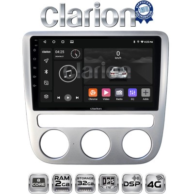 CLARION GL71488 Οθόνη OEM Multimedia Αυτοκινήτου για VW Scirocco & Eos 2008 2013 (CarPlay/AndroidAuto/BT/GPS/WIFI/GPRS)