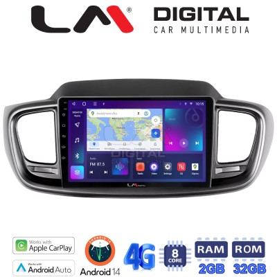 LM Digital - LM ZR8224 GPS Οθόνη OEM Multimedia Αυτοκινήτου για Kia Sorento 2013 2020 (CarPlay/AndroidAuto/BT/GPS/WIFI/GPRS)
