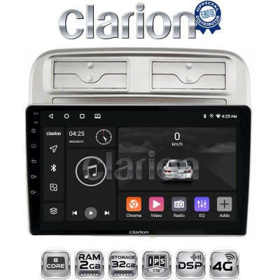 CLARION GL71660 Οθόνη OEM Multimedia Αυτοκινήτου για Fiat Grande Punto 2005 2009 Fiat Linea 2005 2017 (CarPlay/AndroidAuto/BT/