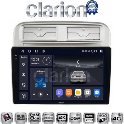 CLARION GL75660 Οθόνη OEM Multimedia Αυτοκινήτου για Fiat Grande Punto 2005 2009 Fiat Linea 2005 2017 (CarPlay/AndroidAuto/BT/