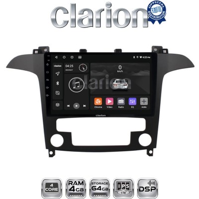 CLARION GL32003 Οθόνη OEM Multimedia Αυτοκινήτου για Ford S-Max 2006 2014 (CarPlay/AndroidAuto/BT/GPS/WIFI/GPRS)