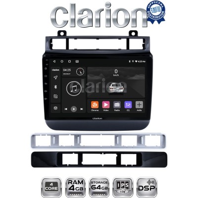 CLARION GL32041 Οθόνη OEM Multimedia Αυτοκινήτου για VW Touareg 2012 (CarPlay/AndroidAuto/BT/GPS/WIFI/GPRS)
