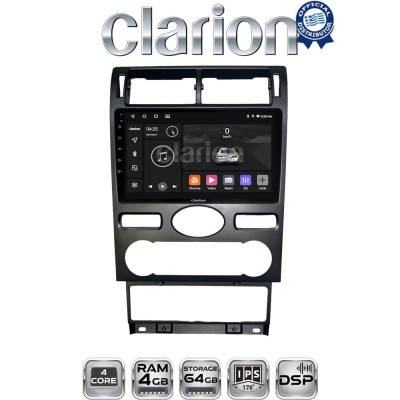 CLARION GL32104 Οθόνη OEM Multimedia Αυτοκινήτου για Ford Mondeo 2003 2006 (CarPlay/AndroidAuto/BT/GPS/WIFI/GPRS)