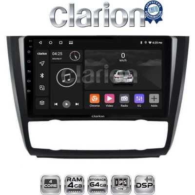CLARION GL32170B Οθόνη OEM Multimedia Αυτοκινήτου για BMW σειρά 1 (E81 - E82 - E87 -E88) (CarPlay/AndroidAuto/BT/GPS/WIFI/GPRS)