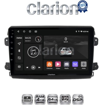 CLARION GL32192 Οθόνη OEM Multimedia Αυτοκινήτου για Fiat Ducato 2023 (CarPlay/AndroidAuto/BT/GPS/WIFI/GPRS)