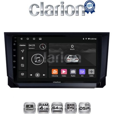 CLARION GL32222 Οθόνη OEM Multimedia Αυτοκινήτου για Seat Ibiza - Arona 2018 (CarPlay/AndroidAuto/BT/GPS/WIFI/GPRS)