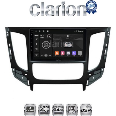 CLARION GL32230 Οθόνη OEM Multimedia Αυτοκινήτου για Mitsubishi L200 2014 Μόνο για αυτοκίνητα με Κλιματισμό (CarPlay/AndroidAuto