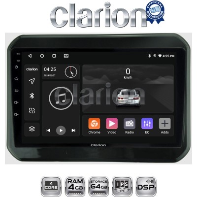CLARION GL32232 Οθόνη OEM Multimedia Αυτοκινήτου για SUZUKI IGNIS 2016 (CarPlay/AndroidAuto/BT/GPS/WIFI/GPRS)