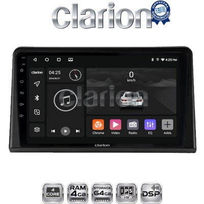 CLARION GL32326 Οθόνη OEM Multimedia Αυτοκινήτου για Renault Express 2023 (CarPlay/AndroidAuto/BT/GPS/WIFI/GPRS)