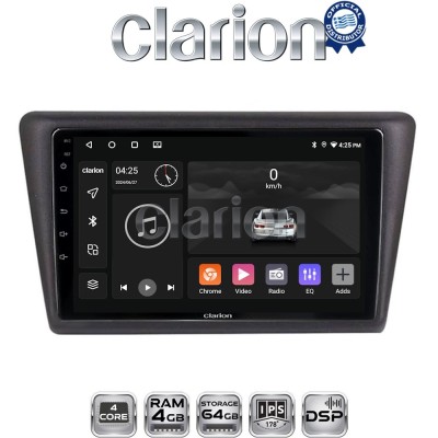 CLARION GL32327 Οθόνη OEM Multimedia Αυτοκινήτου για Skoda Rapid Spaceback 2014 (CarPlay/AndroidAuto/BT/GPS/WIFI/GPRS)