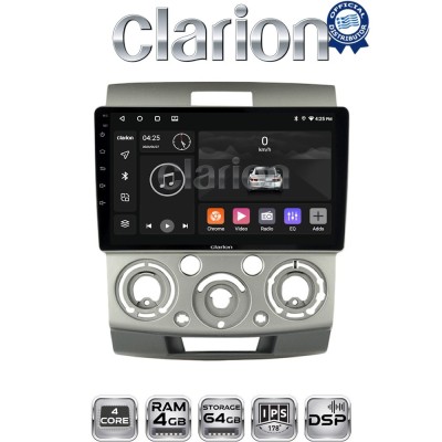 CLARION GL32360 Οθόνη OEM Multimedia Αυτοκινήτου για MAZDA BT 50 & FORD RANGER 20062011 (CarPlay/AndroidAuto/BT/GPS/WIFI/GPRS)