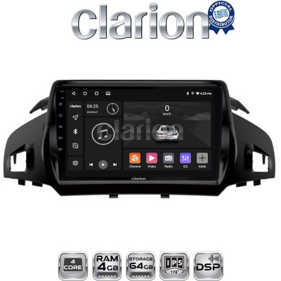 CLARION GL32362 Οθόνη OEM Multimedia Αυτοκινήτου για FORD KUGA 2013 & C-MAX 2011 (CarPlay/AndroidAuto/BT/GPS/WIFI/GPRS)