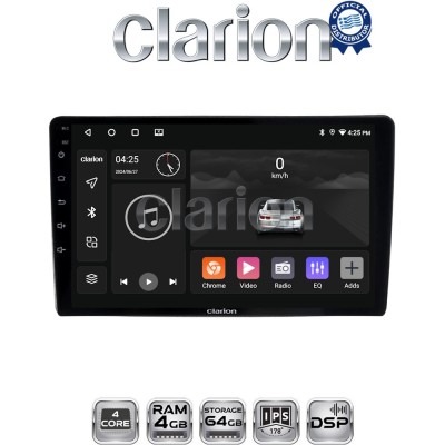 CLARION GL32402UP Οθόνη OEM Multimedia Αυτοκινήτου για Toyota Yaris 1999 2005 (CarPlay/AndroidAuto/BT/GPS/WIFI/GPRS)