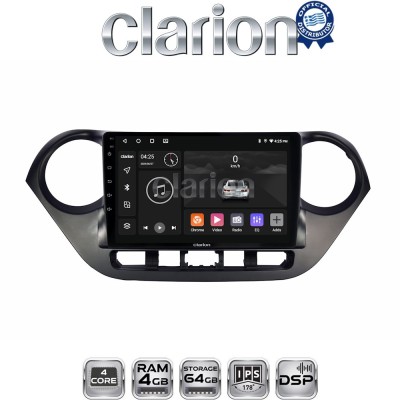 CLARION GL32406 Οθόνη OEM Multimedia Αυτοκινήτου για Hyundai i10 2014 (CarPlay/AndroidAuto/BT/GPS/WIFI/GPRS)
