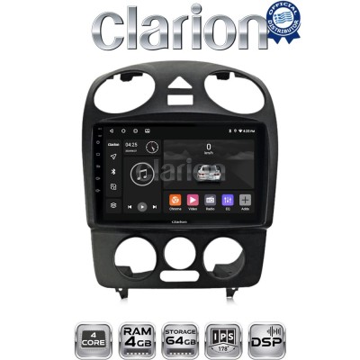 CLARION GL32408 Οθόνη OEM Multimedia Αυτοκινήτου για VW BEETLE 2003 2010 (CarPlay/AndroidAuto/BT/GPS/WIFI/GPRS)