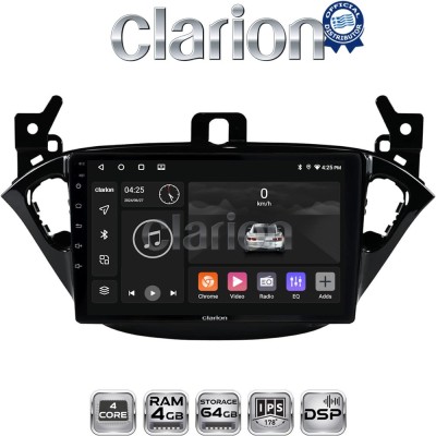 CLARION GL32521 Οθόνη OEM Multimedia Αυτοκινήτου για Opel Corsa E 2015 2018 (CarPlay/AndroidAuto/BT/GPS/WIFI/GPRS)