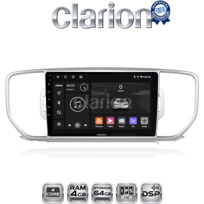 CLARION GL32527 Οθόνη OEM Multimedia Αυτοκινήτου για KIA SPORTAGE 20162019 (CarPlay/AndroidAuto/BT/GPS/WIFI/GPRS)