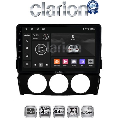 CLARION GL32530 Οθόνη OEM Multimedia Αυτοκινήτου για Mazda MX5 2005 2015 (CarPlay/AndroidAuto/BT/GPS/WIFI/GPRS)